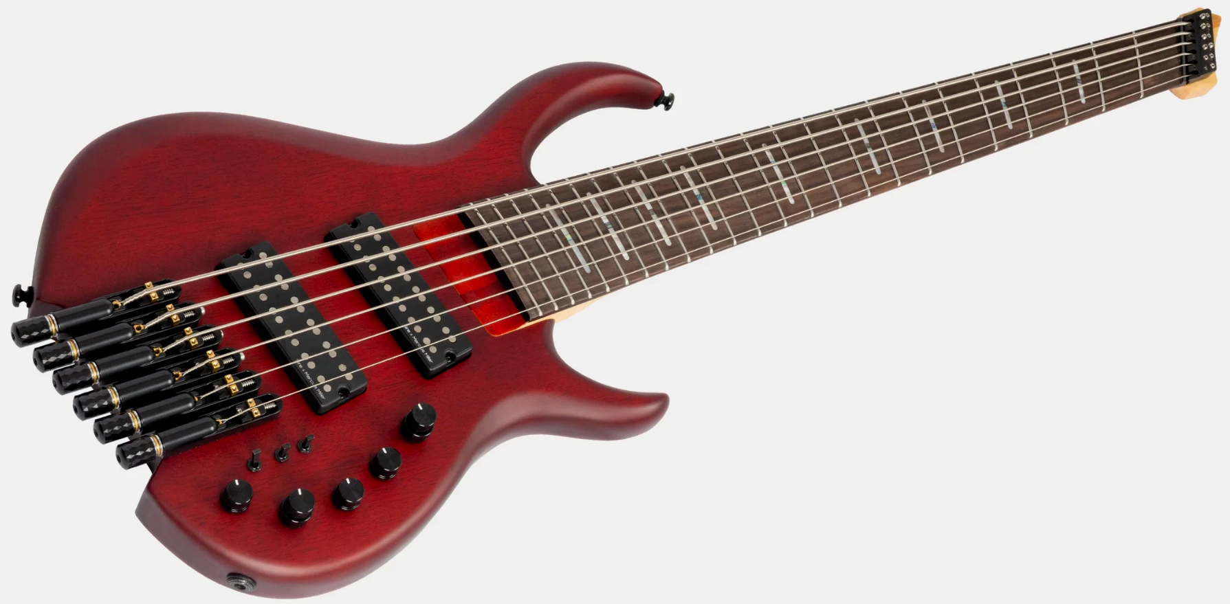 Sire Marcus Miller M6 Headless 6st Multiscale 6c Active Rw - Mahogany Satin - Solid body electric bass - Variation 7