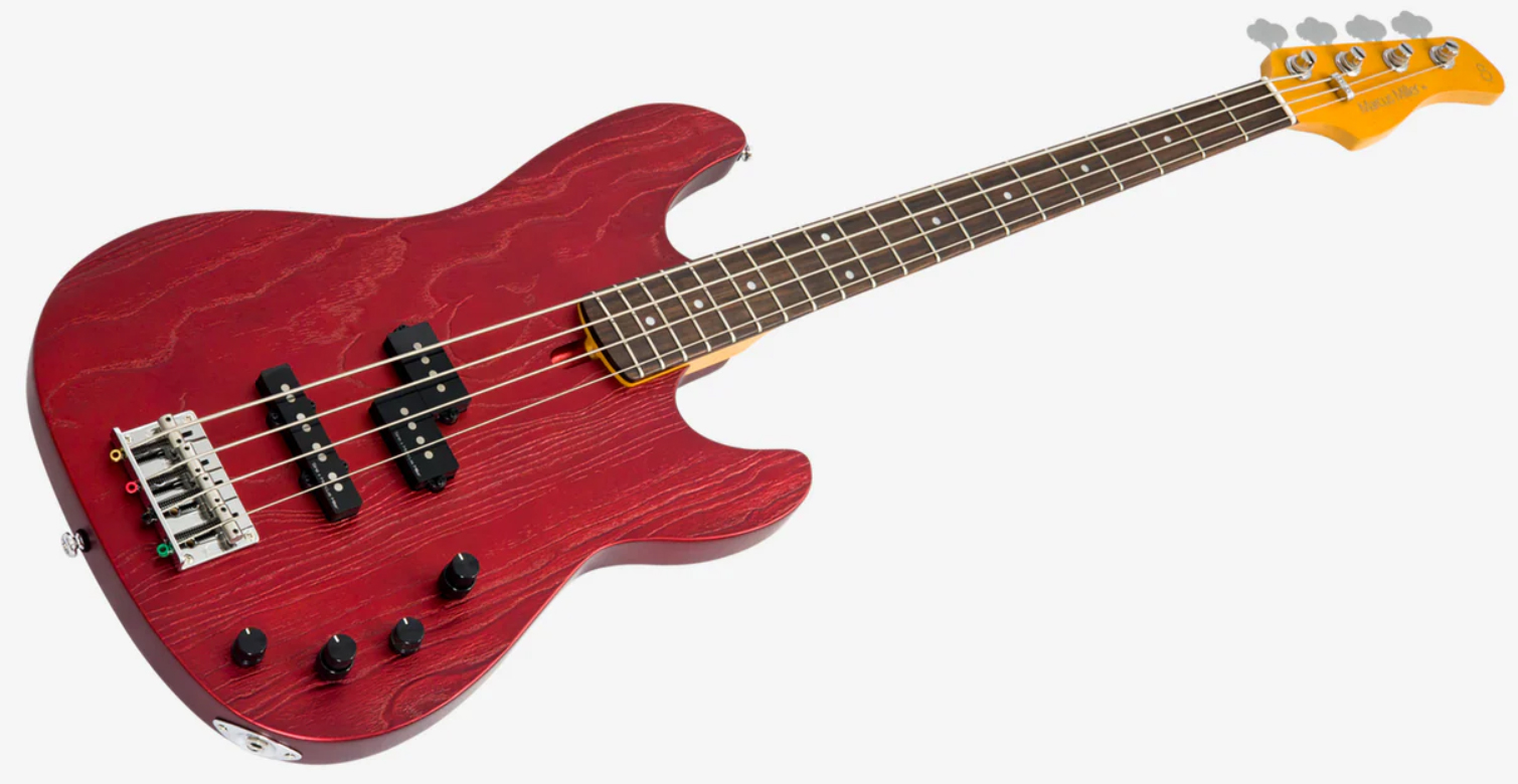 Sire Marcus Miller P6 4st Active Rw - Candy Apple Red - Solid body electric bass - Variation 2