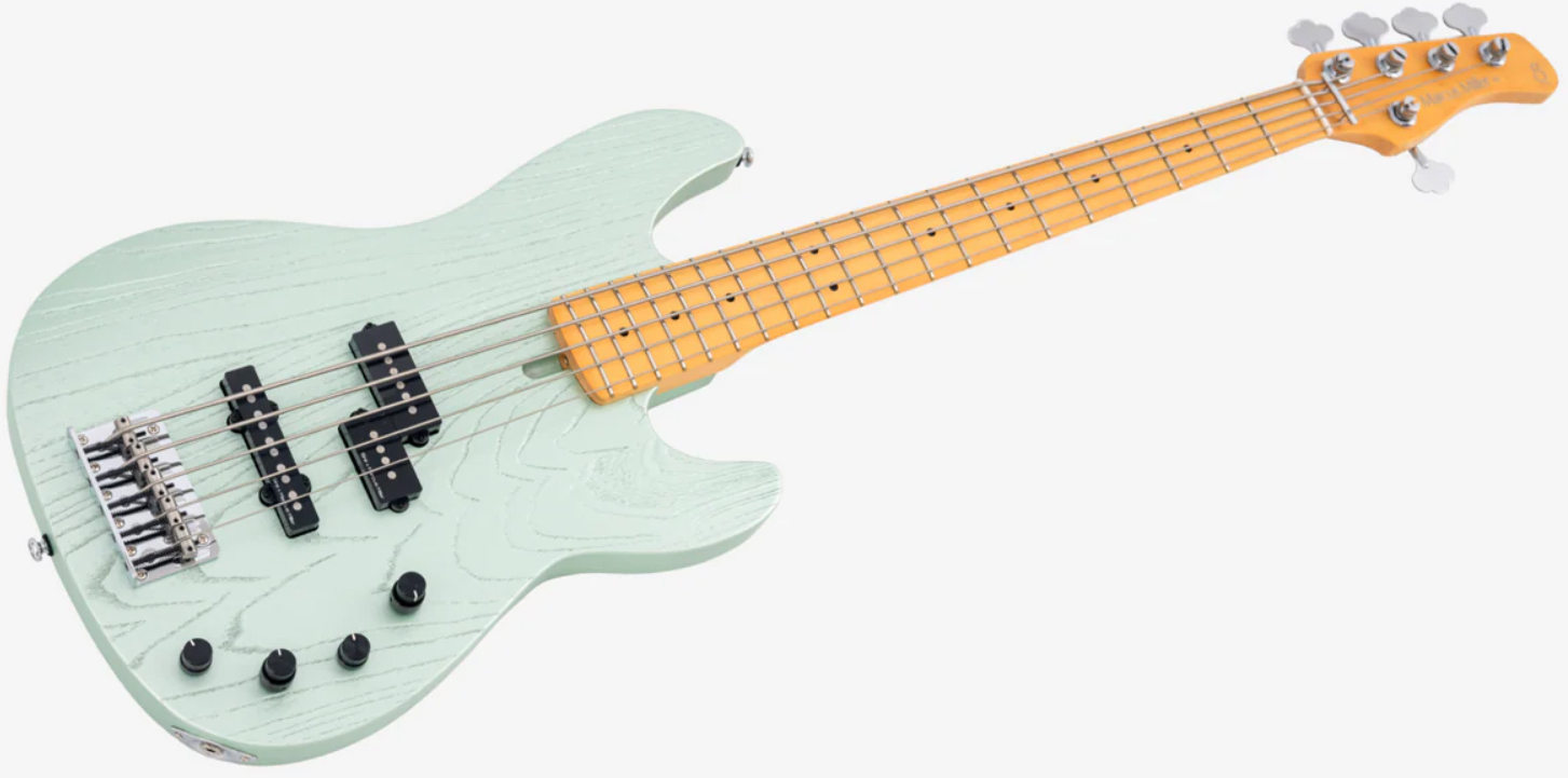 Sire Marcus Miller P6 5st 5c Active Mn - Surf Green Metallic - Solid body electric bass - Variation 2