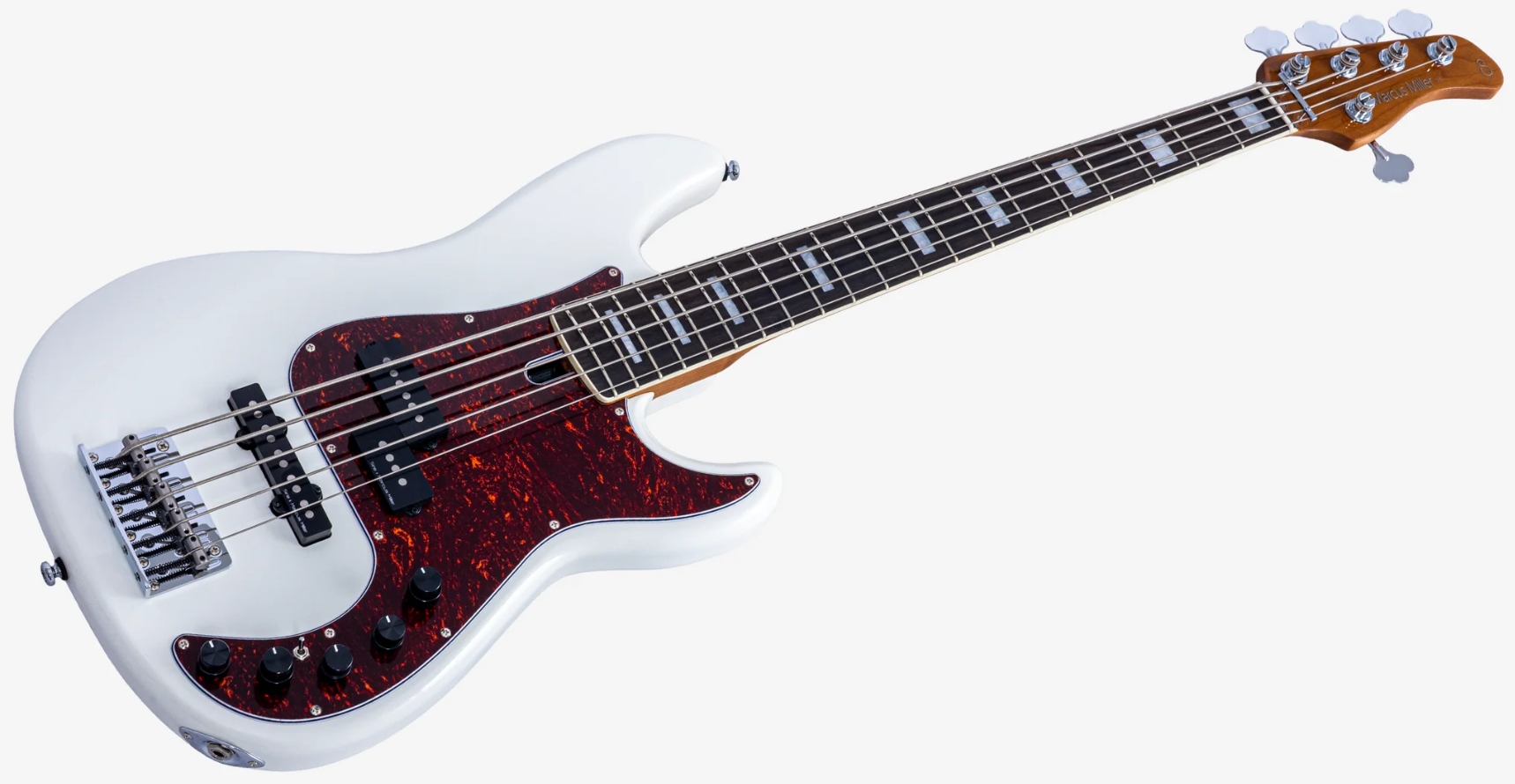 Sire Marcus Miller P7 New Gen 5st 5c Active Eb - Antique White - Solid body electric bass - Variation 2