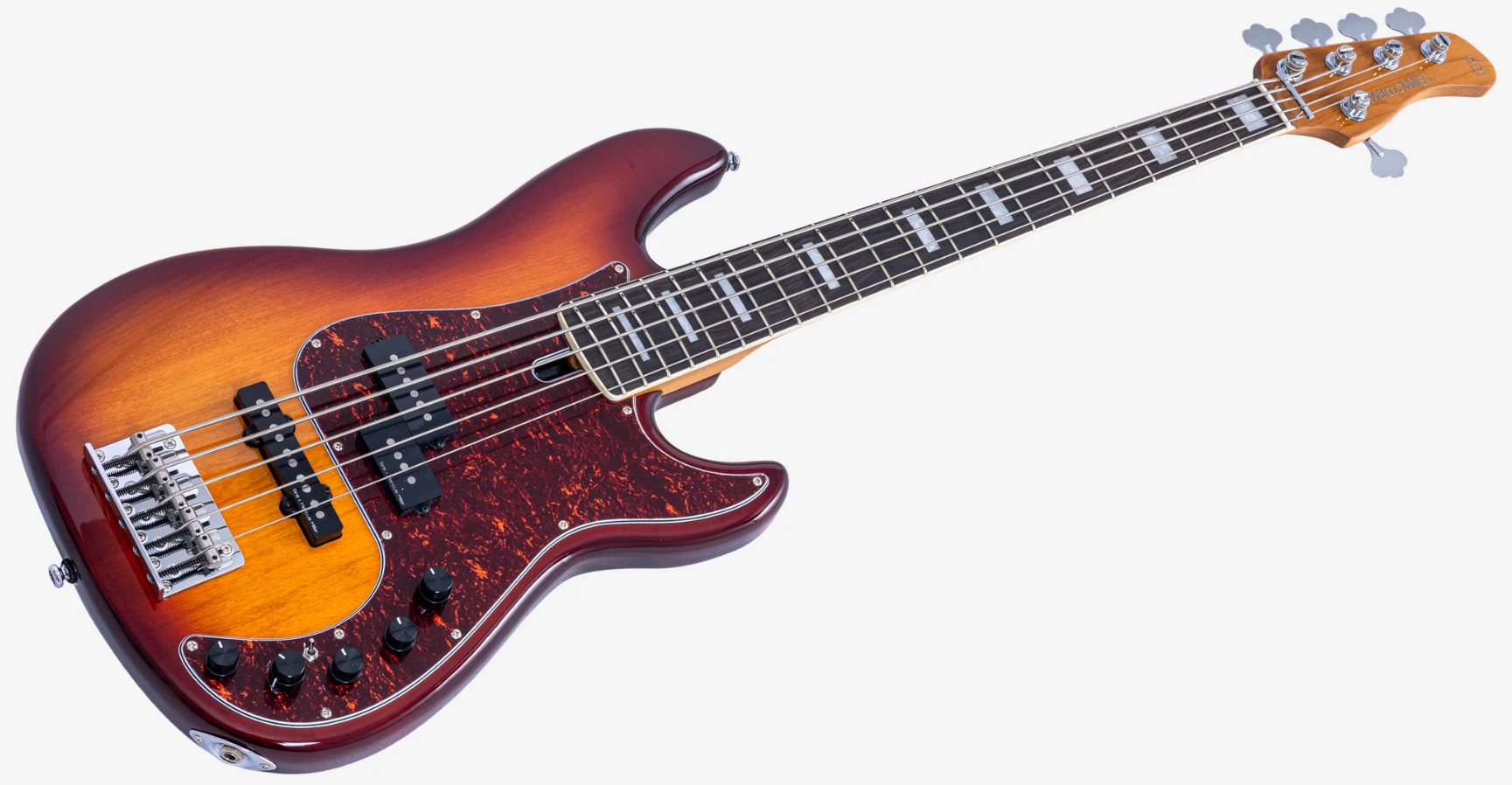 Sire Marcus Miller P7 New Gen 5st 5c Active Eb - Tobacco Sunburst - Solid body electric bass - Variation 2