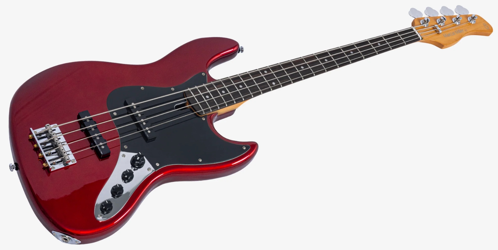 Sire Marcus Miller V3 New Gen 4st Active Rw - Candy Apple Red - Solid body electric bass - Variation 2