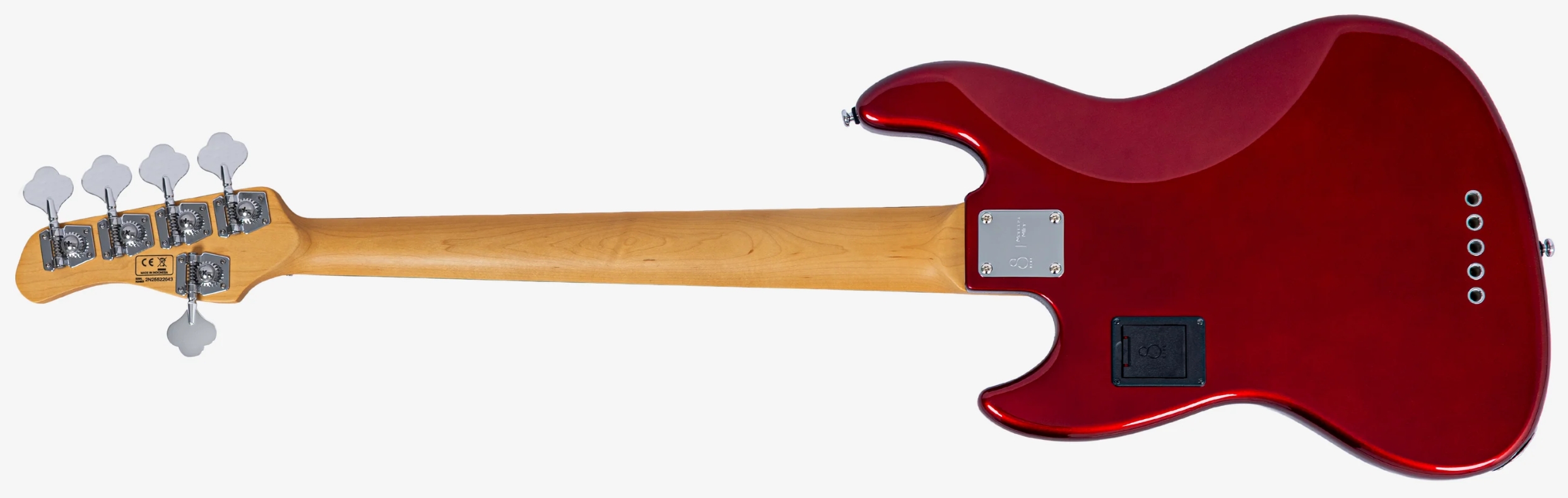 Sire Marcus Miller V3 New Gen 5st 5c Active Rw - Candy Apple Red - Solid body electric bass - Variation 1