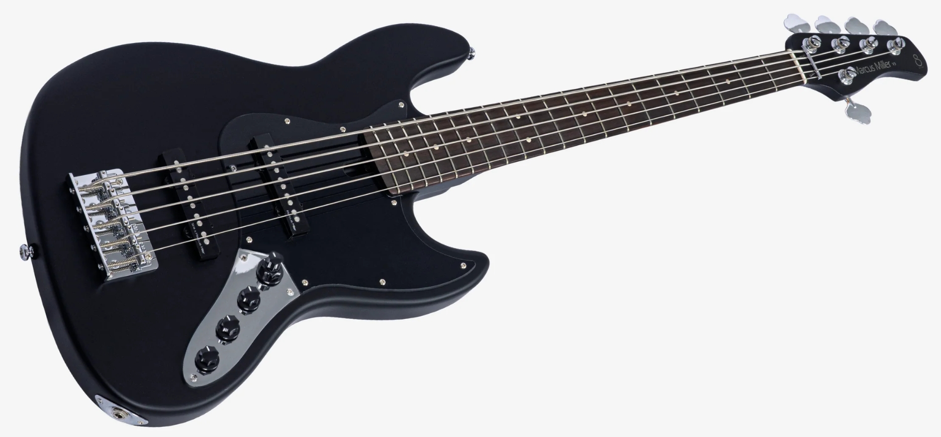 Sire Marcus Miller V3 New Gen 5st 5c Active Rw - Black Satin - Solid body electric bass - Variation 2
