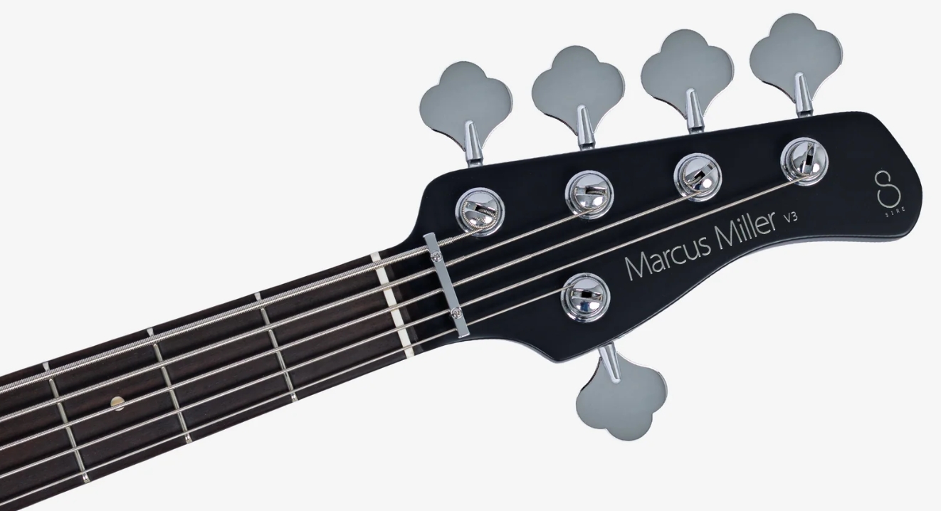 Sire Marcus Miller V3 New Gen 5st 5c Active Rw - Black Satin - Solid body electric bass - Variation 3