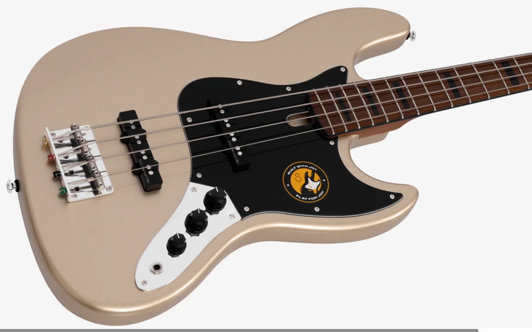 Sire Marcus Miller V5 4st Lh Gaucher Mn - Champagne Gold Metallic - Solid body electric bass - Variation 2