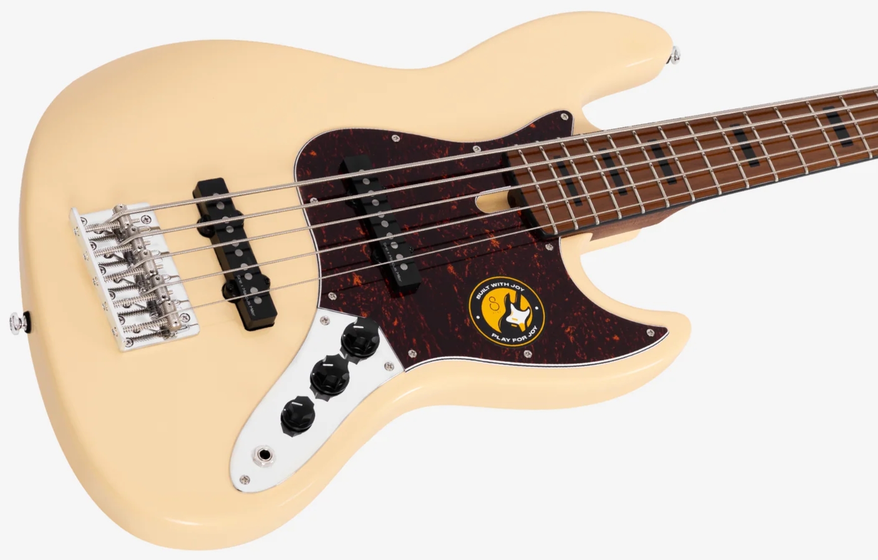 Sire Marcus Miller V5 5st Lh 5c Gaucher Mn - Vintage White - Solid body electric bass - Variation 2