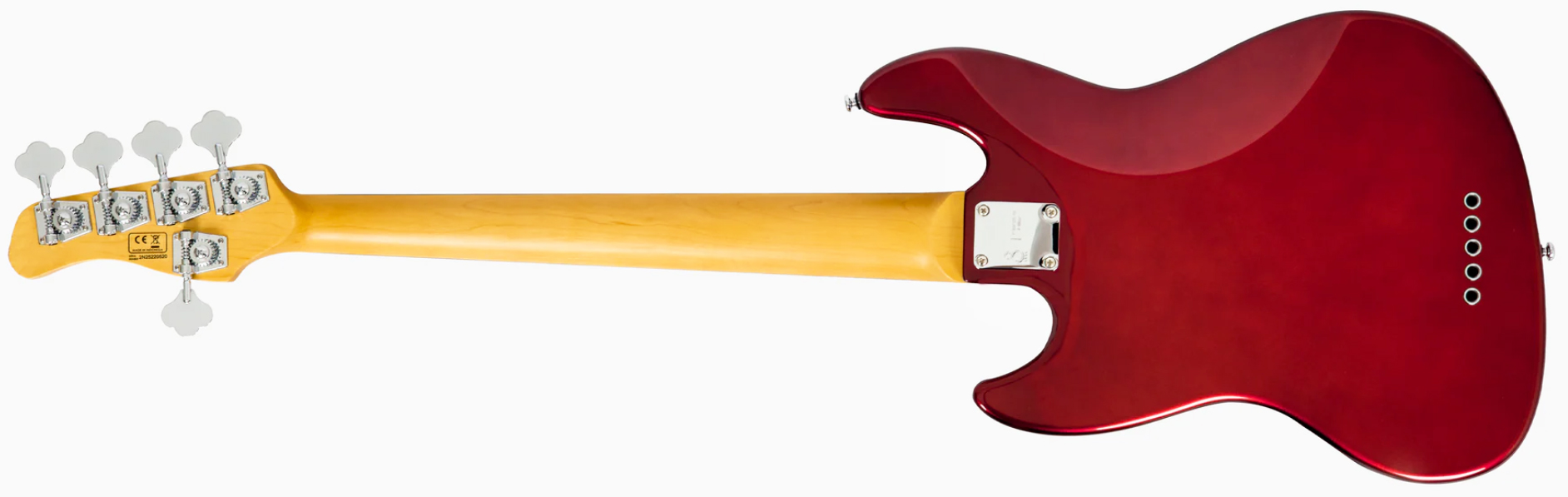 Sire Marcus Miller V5 Alder 5st 5c Mn - Candy Apple Red - Solid body electric bass - Variation 1