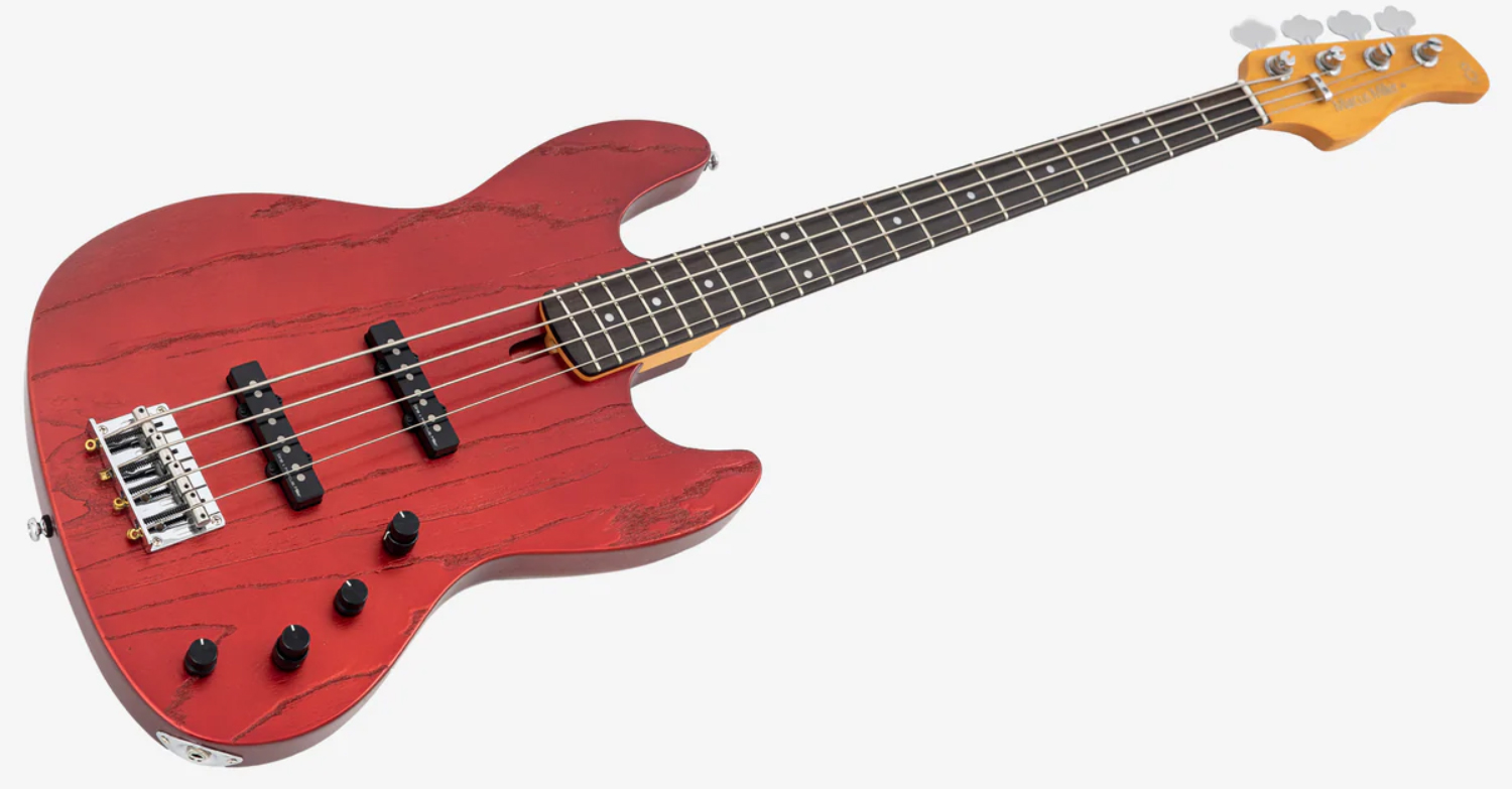 Sire Marcus Miller V6 4st Active Rw - Candy Apple Red - Solid body electric bass - Variation 2