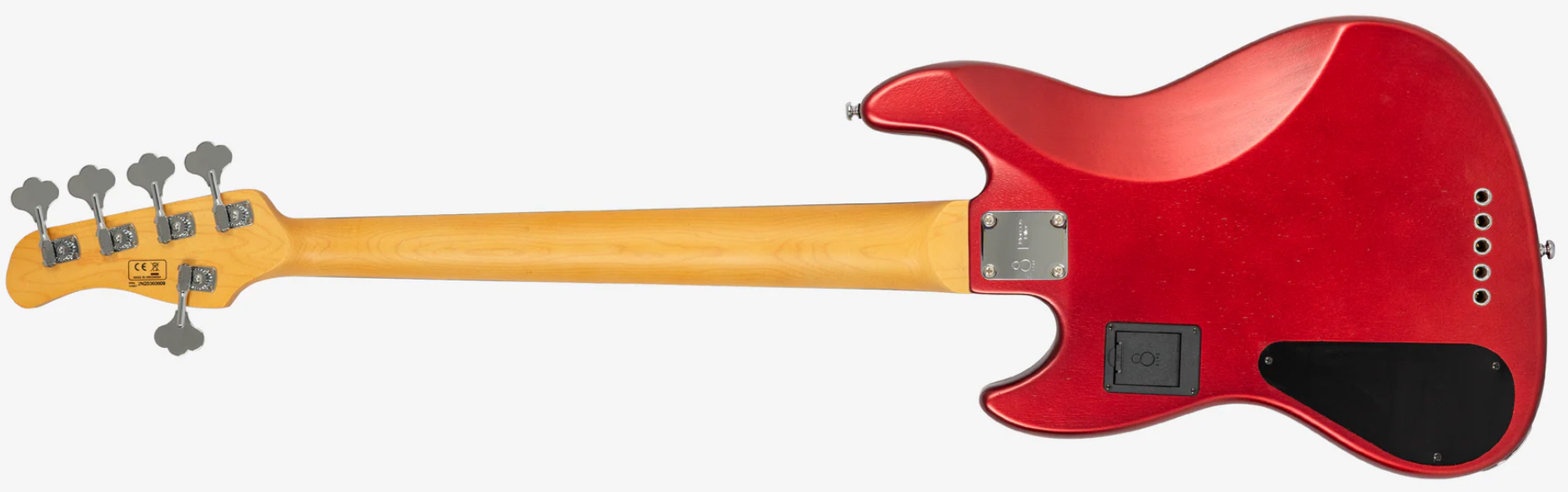 Sire Marcus Miller V6 5st 5c Active Rw - Candy Apple Red - Solid body electric bass - Variation 1
