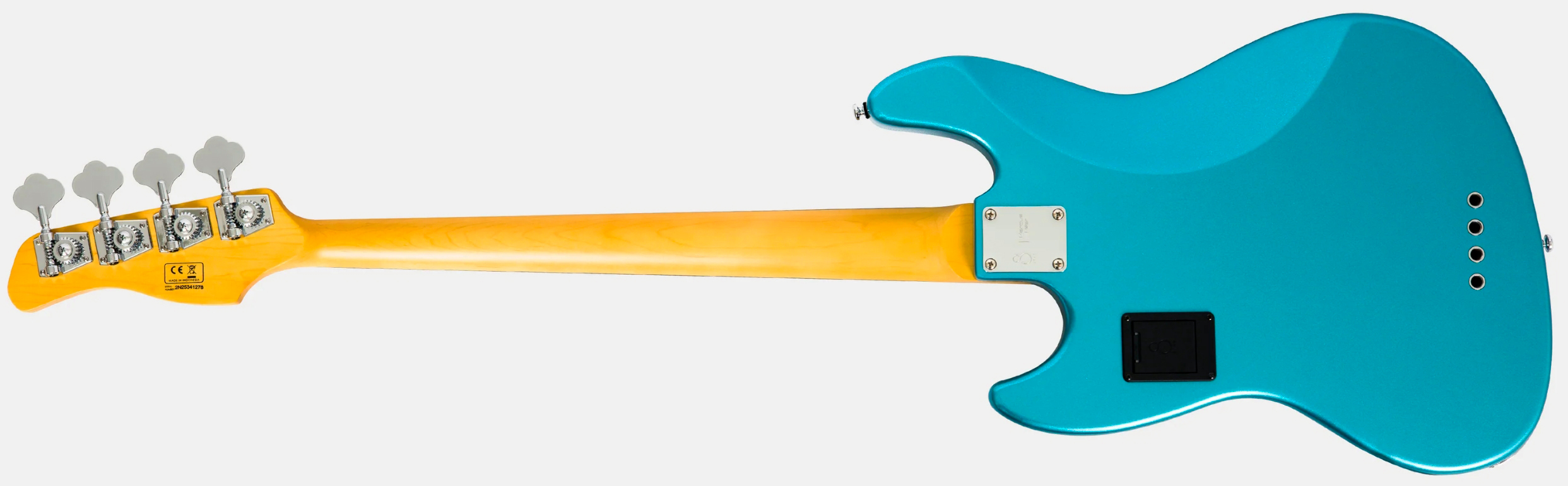 Sire Marcus Miller V7 Alder 2nd Gen 4st 4c Active Mn - Tide Pool - Solid body electric bass - Variation 1