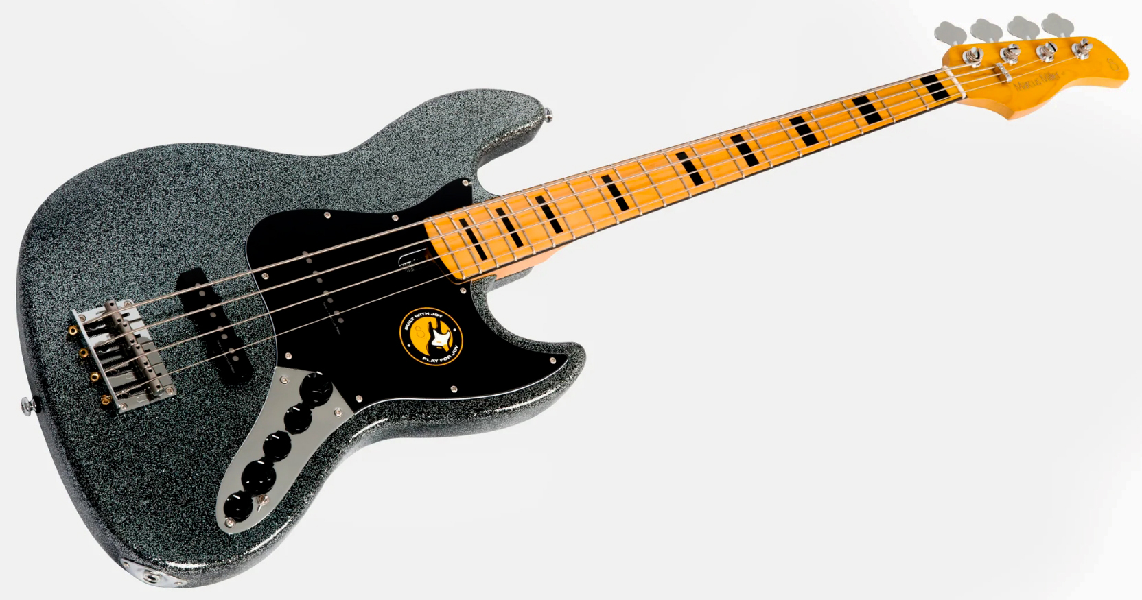 Sire Marcus Miller V7 Alder 2nd Gen 4st 4c Active Mn - Sparkle Black - Solid body electric bass - Variation 3