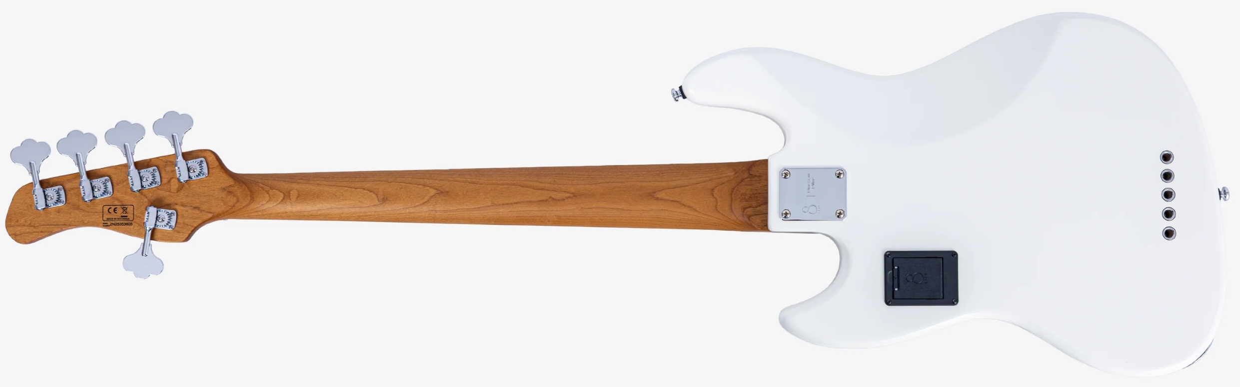 Sire Marcus Miller V7 Alder 2nd Gen 5st 5c Active Eb - Antique White - Solid body electric bass - Variation 1