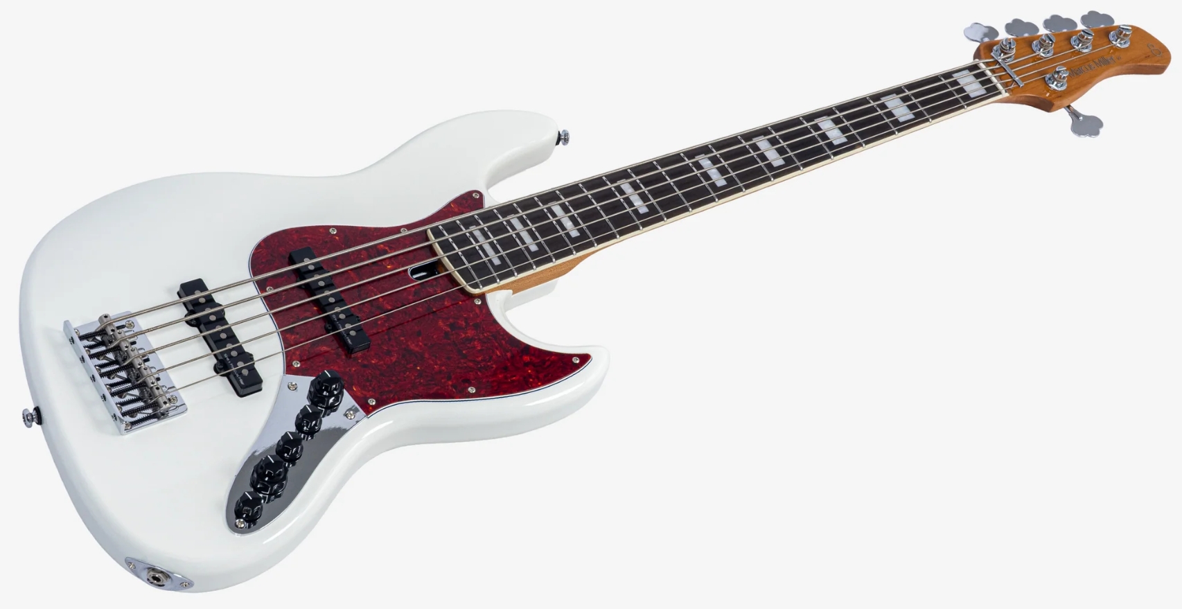 Sire Marcus Miller V7 Alder 2nd Gen 5st 5c Active Eb - Antique White - Solid body electric bass - Variation 2