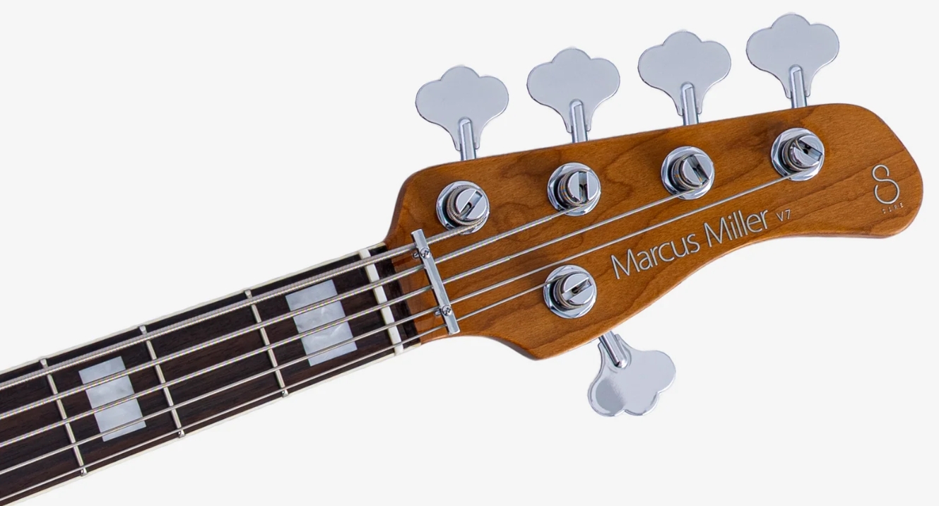 Sire Marcus Miller V7 Alder 2nd Gen 5st 5c Active Eb - Antique White - Solid body electric bass - Variation 3