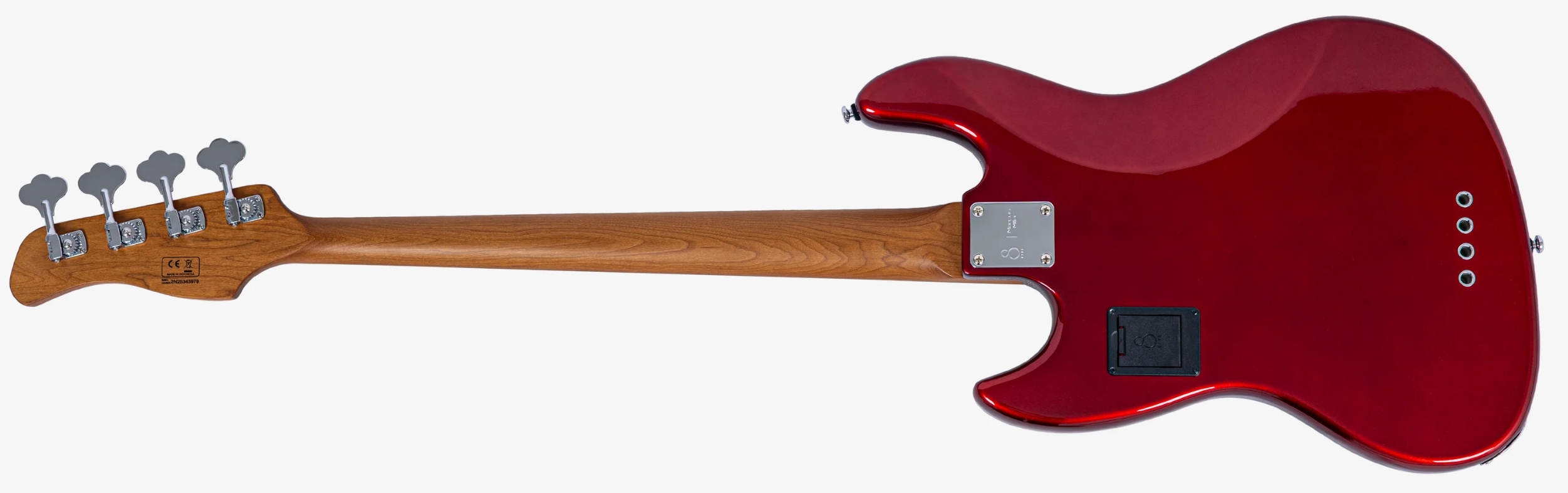 Sire Marcus Miller V7 Alder New Gen 4st 4c Active Eb - Candy Apple Red - Solid body electric bass - Variation 1