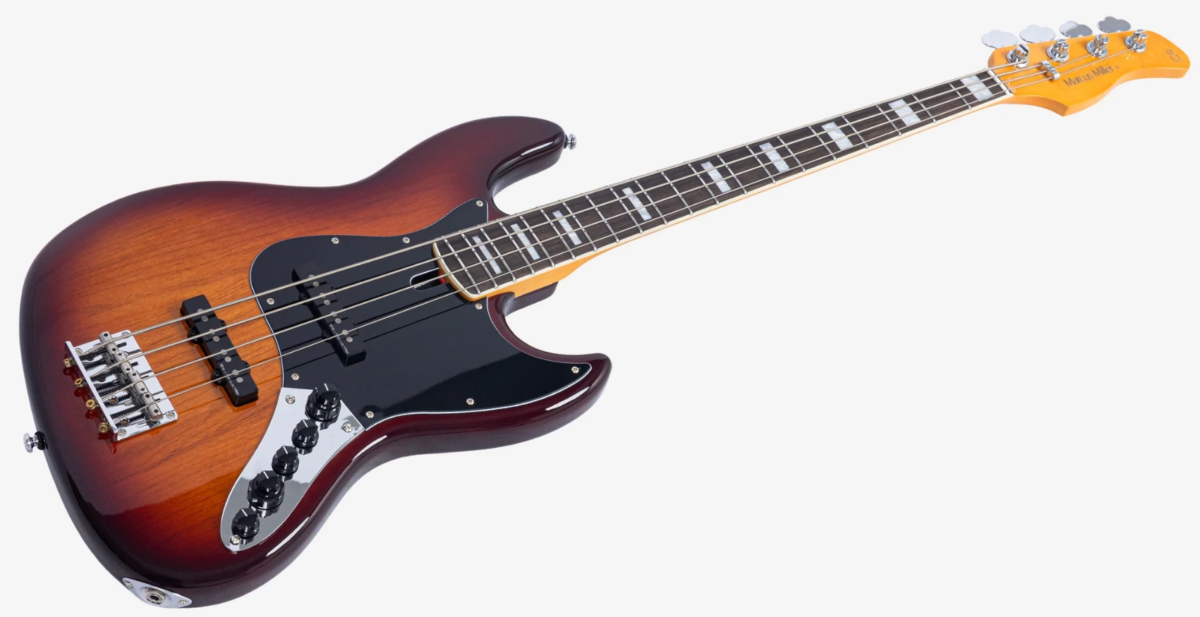 Sire Marcus Miller V7 Alder New Gen 4st Lh 4c Gaucher Active Eb - Tobacco Sunburst - Solid body electric bass - Variation 2