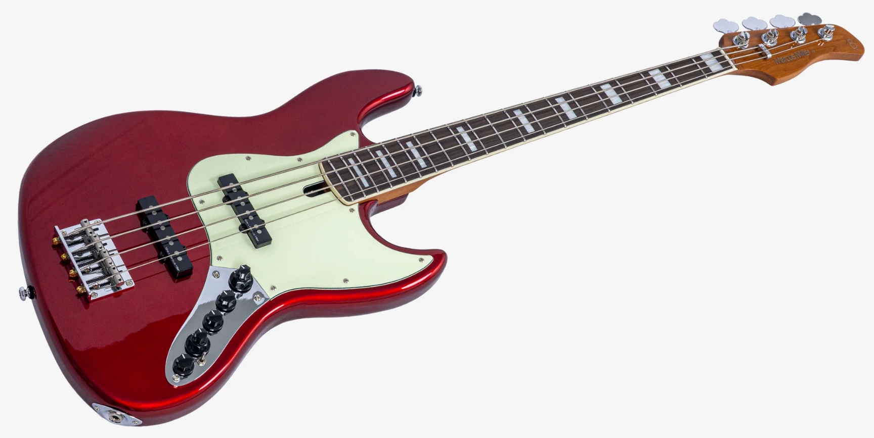 Sire Marcus Miller V7 Alder New Gen 4st Lh 4c Gaucher Active Eb - Candy Apple Red - Solid body electric bass - Variation 2