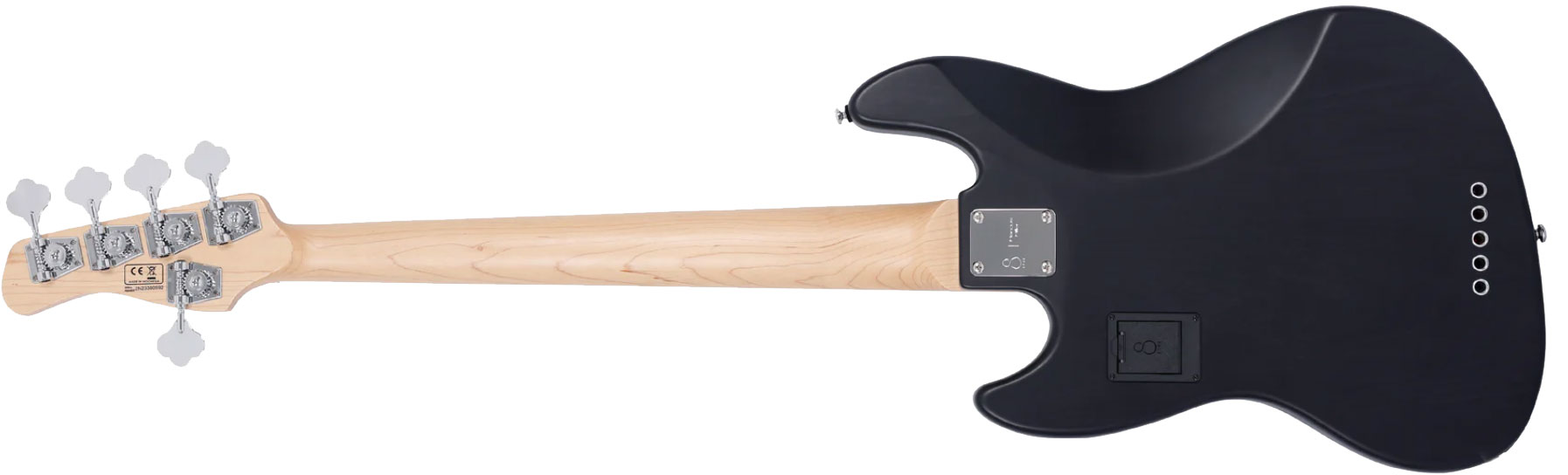 Sire Marcus Miller V7 Ash Reissue 5st 5c Active Mn - Transparent Black Satin - Solid body electric bass - Variation 1