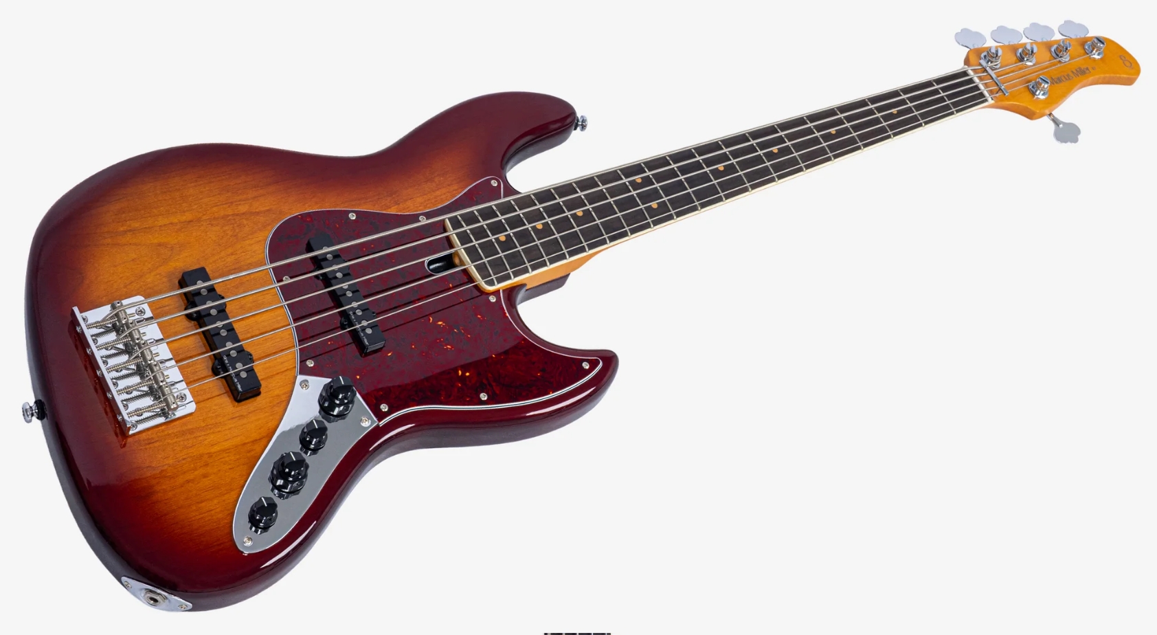 Sire Marcus Miller V7 Vintage New Gen 5st 5c Active Mn - Tobacco Sunburst - Solid body electric bass - Variation 2