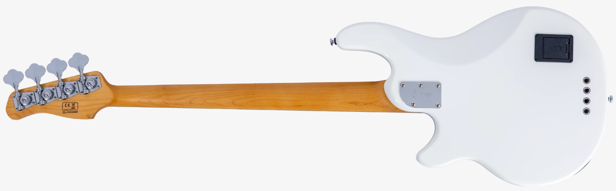 Sire Marcus Miller Z7 4st Lh 4c Gaucher Active Eb - Antique White - Solid body electric bass - Variation 1