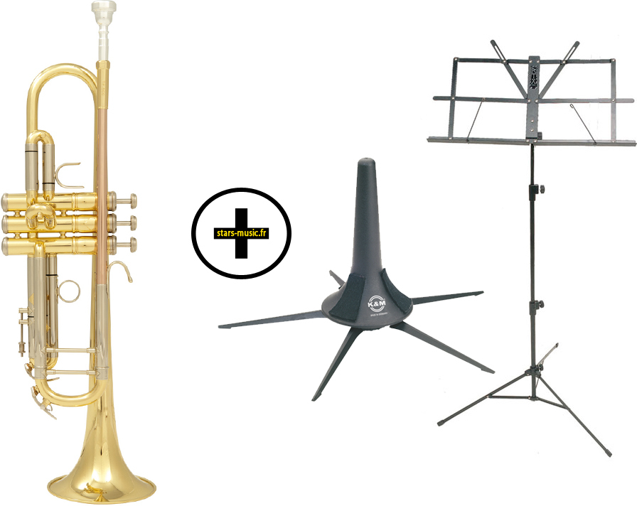 Sml Tp500 Sib Etudiant + Stand + Pupitre - Trumpet of study - Main picture