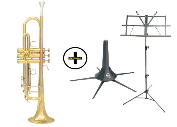 Trumpet of study Sml TP500 Sib Etudiant + stand + pupitre