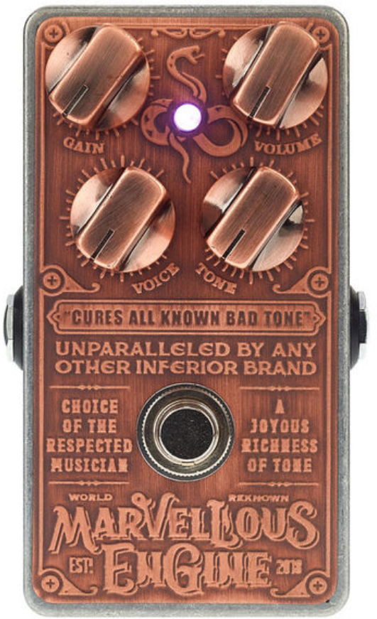 Snake Oil Marvellous Engine Distortion - Overdrive, distortion & fuzz effect pedal - Main picture