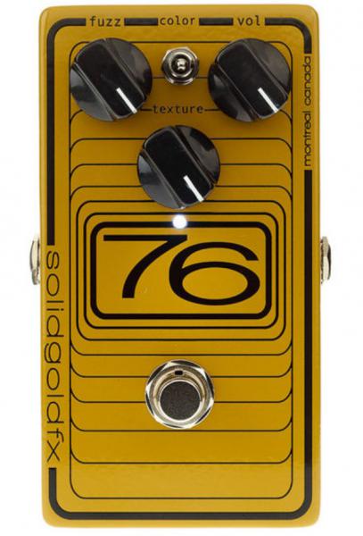 Overdrive, distortion & fuzz effect pedal Solidgoldfx 76 Octave Fuzz