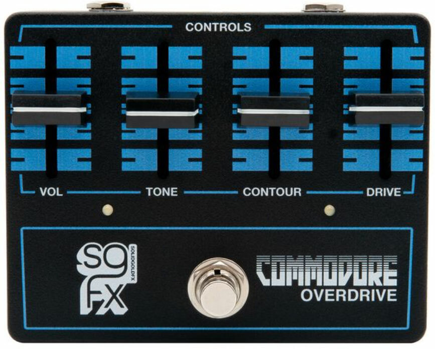 Solidgoldfx Commodore Overdrive - Overdrive, distortion & fuzz effect pedal - Main picture