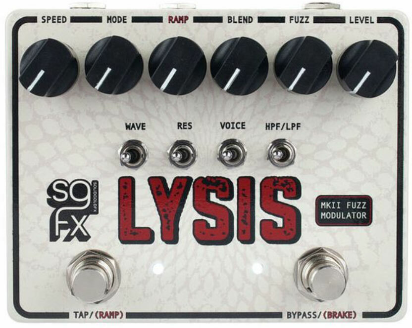 Solidgoldfx Lysis Mkii Polyphonic Octave Fuzz Modulator - Modulation, chorus, flanger, phaser & tremolo effect pedal - Main picture