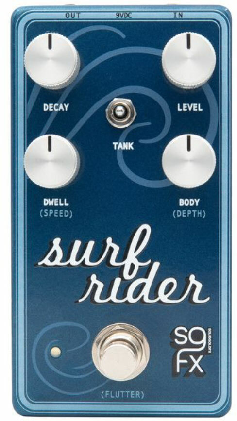 Solidgoldfx Surf Rider Iv Spring Reverb - Reverb, delay & echo effect pedal - Main picture