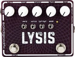 Overdrive, distortion & fuzz effect pedal Solidgoldfx Lysis Polyphonic Octave Down Fuzz Modulator