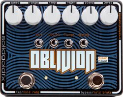 Modulation, chorus, flanger, phaser & tremolo effect pedal Solidgoldfx Oblivion Quad Flanger