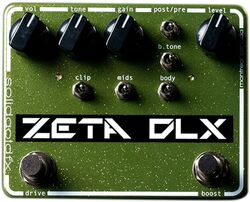 Electric guitar preamp Solidgoldfx Zeta DLX Preamp, Overdrive & Boost