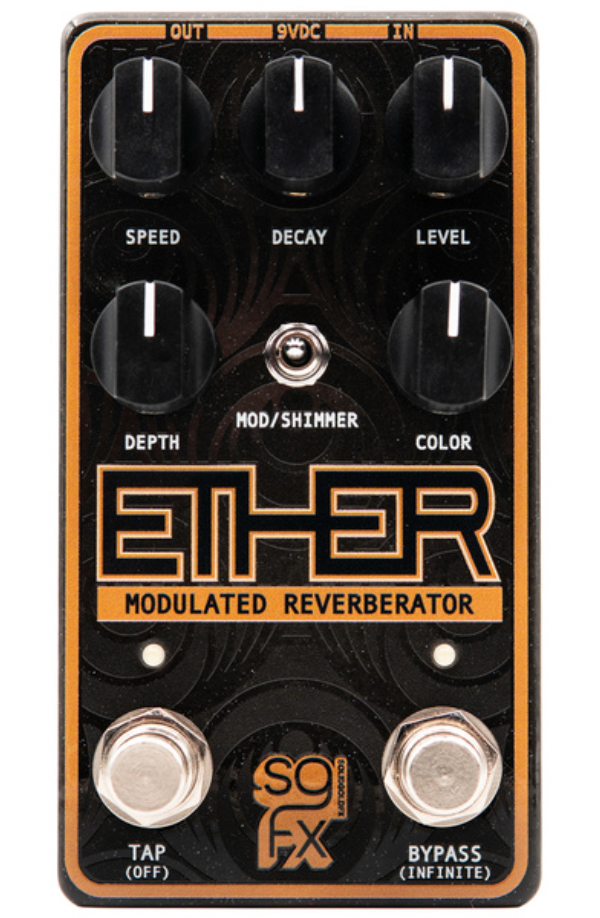 Solidgoldfx Ether Modulated Reverberator Reverb, delay & echo effect pedal