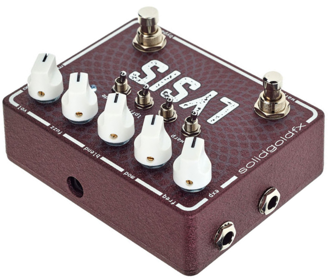 Solidgoldfx Lysis Polyphonic Octave Down Fuzz Modulator - Overdrive, distortion & fuzz effect pedal - Variation 1