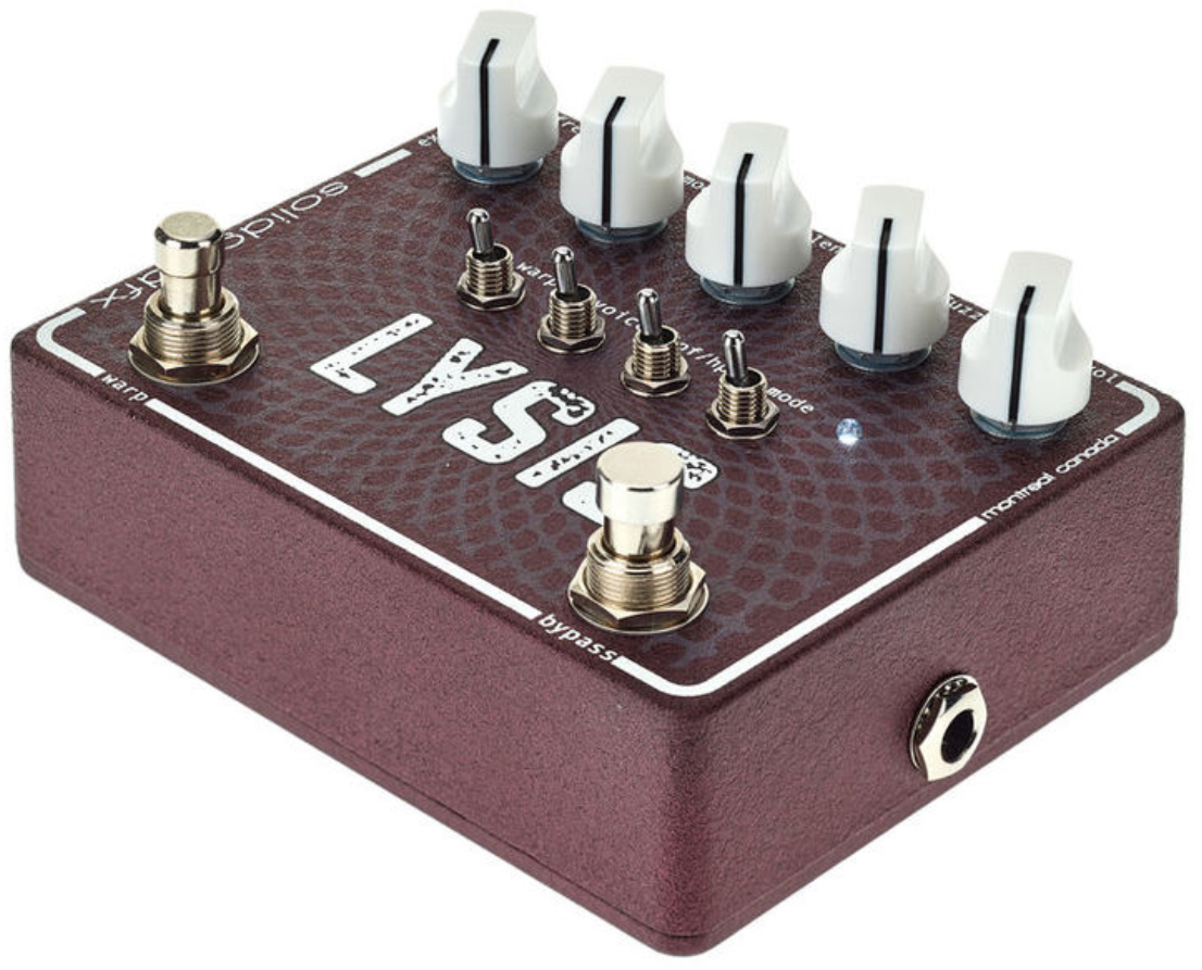 Solidgoldfx Lysis Polyphonic Octave Down Fuzz Modulator - Overdrive, distortion & fuzz effect pedal - Variation 2