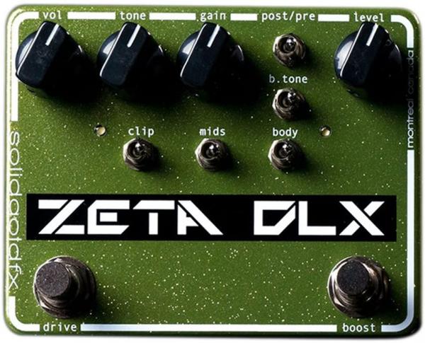 Electric guitar preamp Solidgoldfx Zeta DLX Preamp, Overdrive & Boost