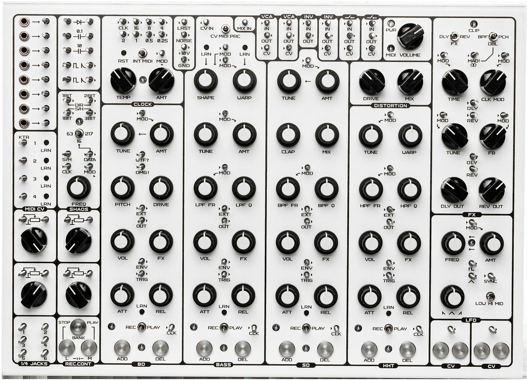 Soma Pulsar-23 White (screw) - Drum machine - Main picture