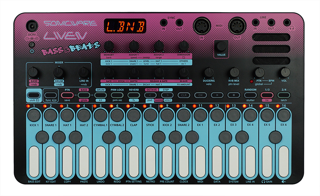 Sonicware Liven Bass & Beats - Sampler - Variation 1