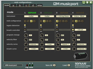 Sonuus I2m - MIDI interface - Variation 2