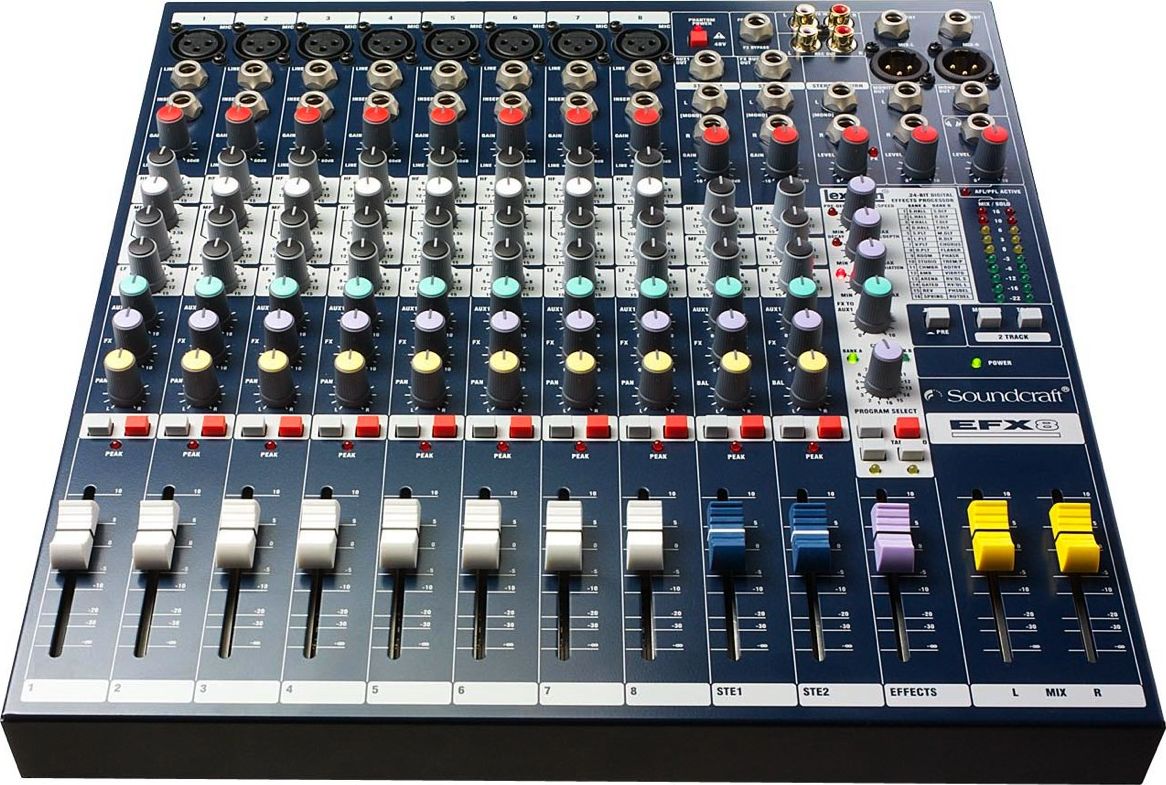Soundcraft Efx 8 - Analog mixing desk - Main picture