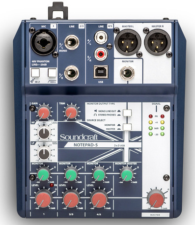 Soundcraft Notepad-5 - - Analog mixing desk - Main picture