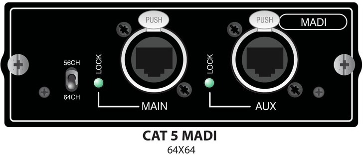 Soundcraft Si Option Card  Madi Cat5 - Expansion cards for mixing desk - Main picture