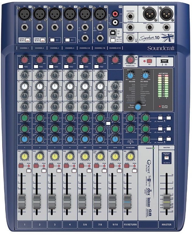 Soundcraft Signature 10 - Analog mixing desk - Main picture