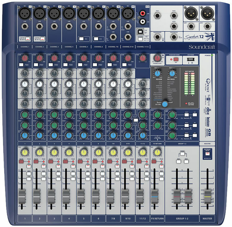 Soundcraft Signature 12 - Analog mixing desk - Main picture