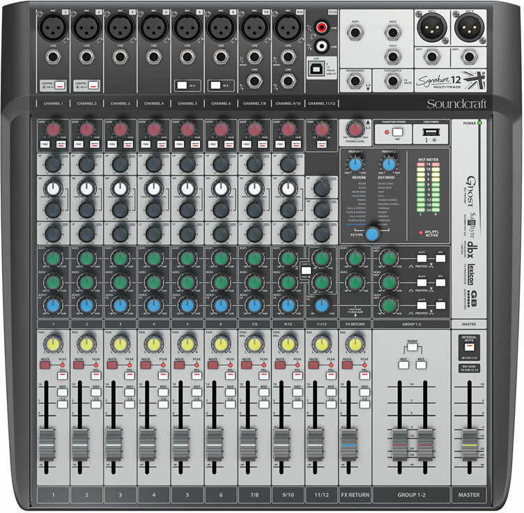 Soundcraft Signature 12 Mtk - Analog mixing desk - Main picture