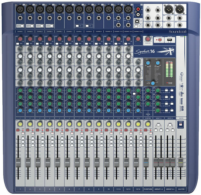 Soundcraft Signature 16 - Analog mixing desk - Main picture