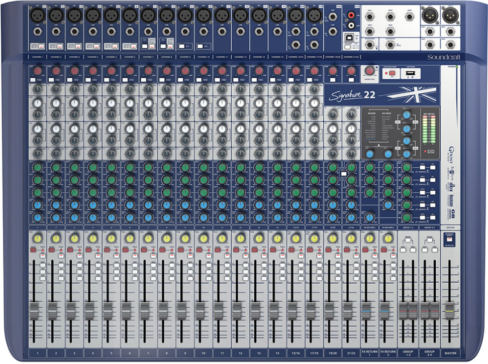 Soundcraft Signature 22 - Analog mixing desk - Main picture
